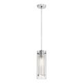 Dainolite Polished Chrome Dinette One Light Mini Pendant 22152-CF-PC